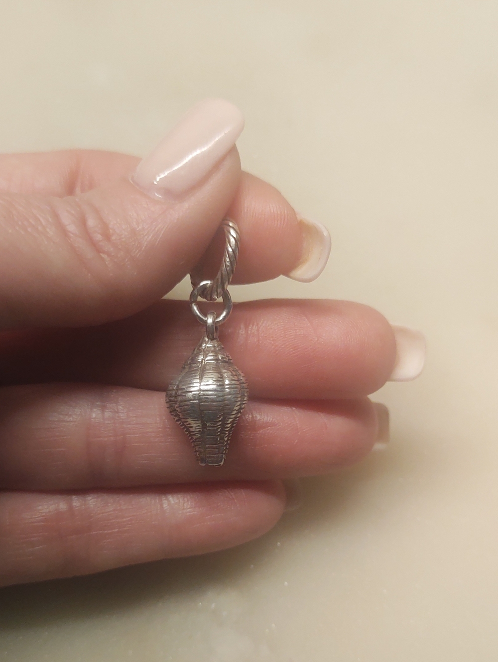 Brighton Silver Conch Shell Dangle Custom Charm - Picture 14 of 16